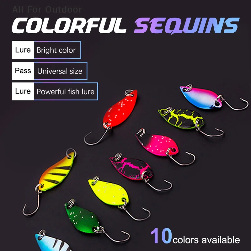 Одиночный крючок, вращающийся Спиннер в форме совок, блёстки, рыболовная приманка, рыболовные снасти для окуня, окуня, искусственный крючок