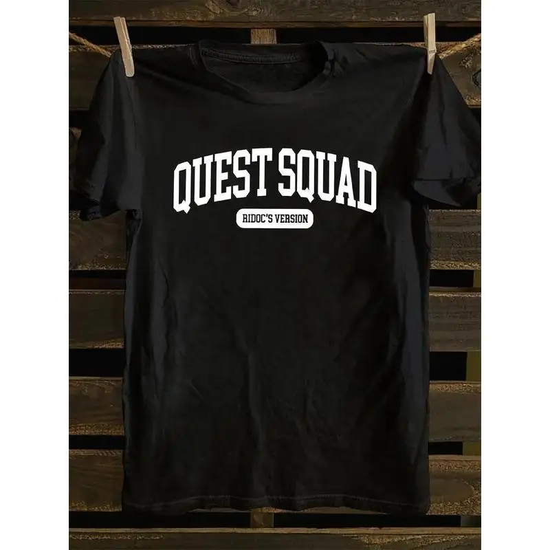

Unisex Quest Squad T-Shirt Niko's Version Team Graphic Tee Adventure Slogan Personalized Gamer Gift Casual Top