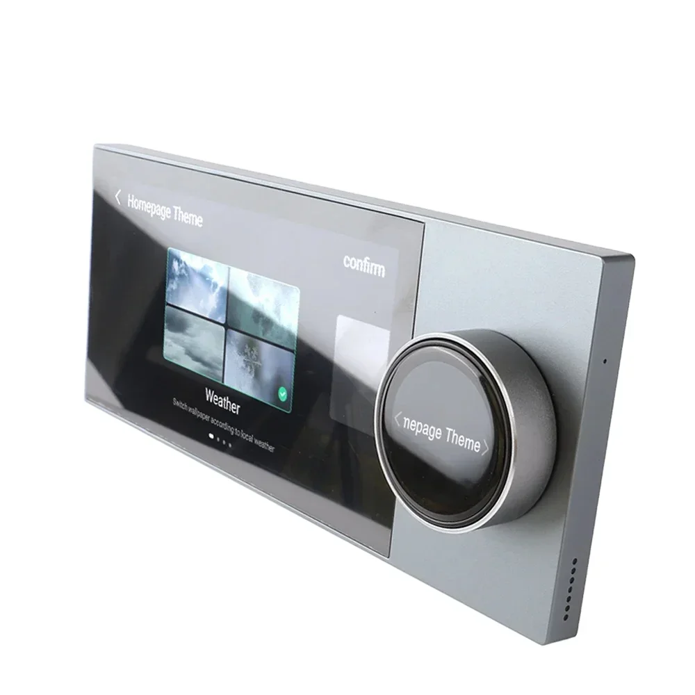 

Intellithings 6-inch Smart Multi-functional Central Control with LCD Touch Panel for Scenes Control TUYA WiFi BLE Zigbee Devices