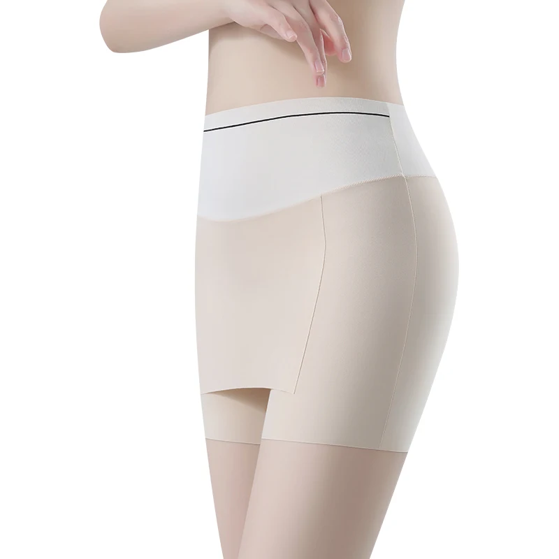 얼음 실크 안전 반바지 여성용 스커트 속옷 아래 반바지 여성 원활한 팬티 여성 복서 여성 여름 짧은 바지