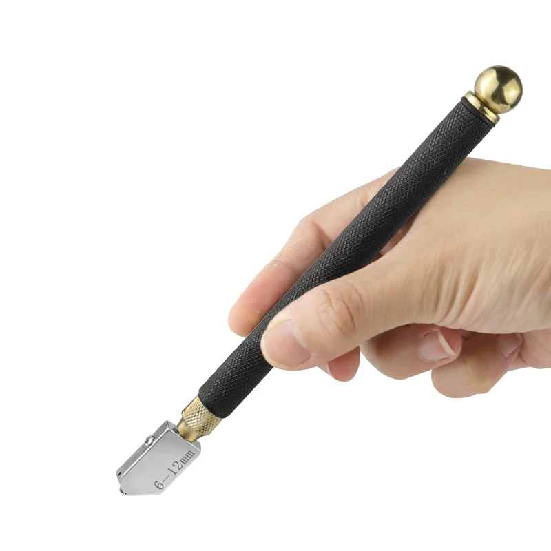 Roller Type Glass Knife Set Alloy Knife Wheel Oil Filled Version Hand Held Knife Multi-Purpose Marble Tile Cutting Blade