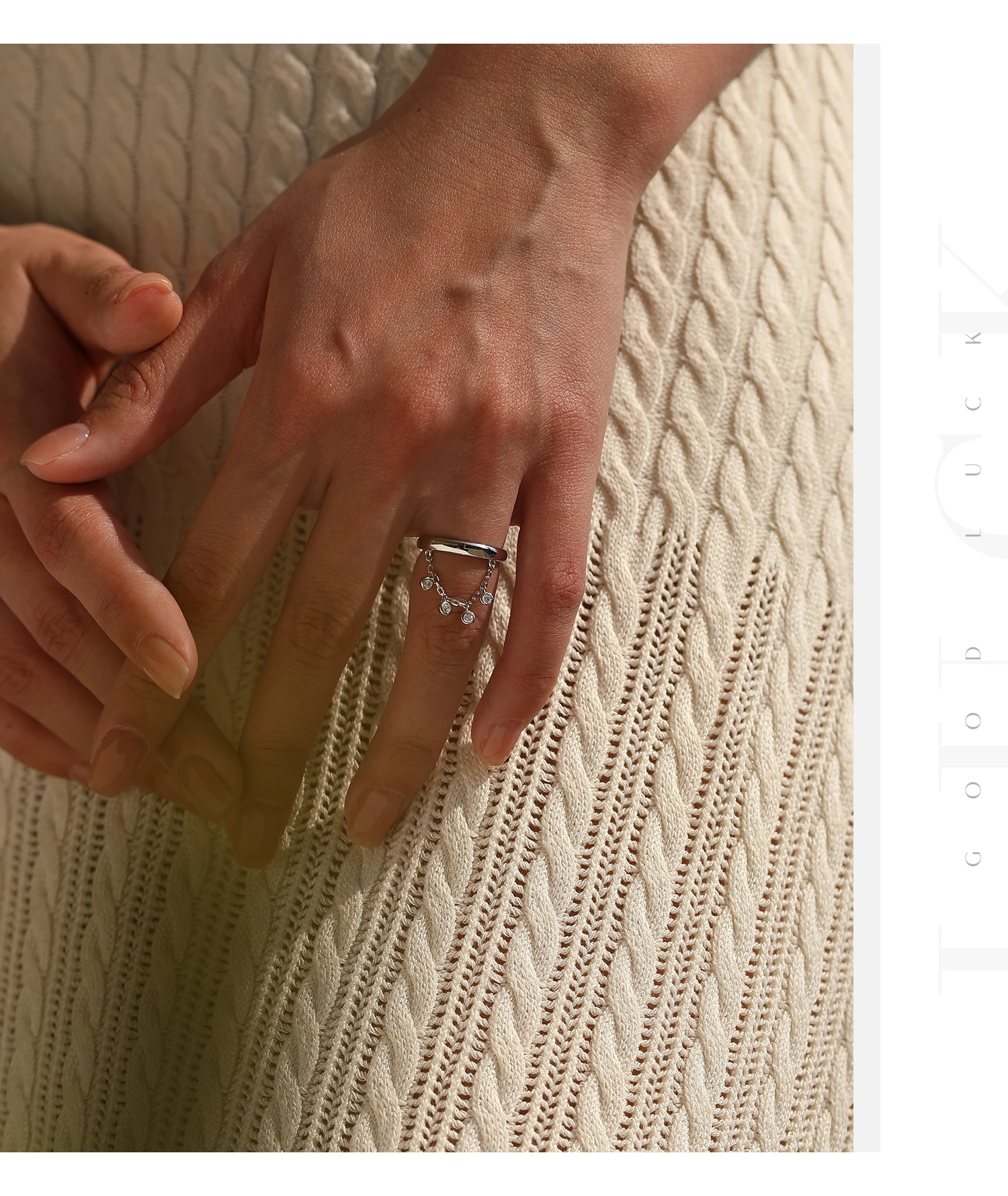MODIAN Funkelnde runde CZ-Stapelringe aus 925er Sterlingsilber, süßes kleines Anhänger-Design, Fingerringe für Frauen, edler Schmuck – Detail 7