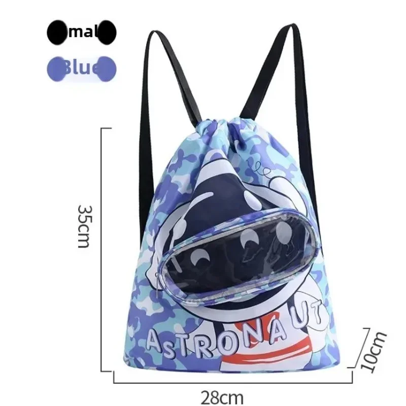 Waterproof Children's Swimming Bag Wet and Dry Separation Toiletry Bag Beach Double Shoulder Bag with Shoe Compartment