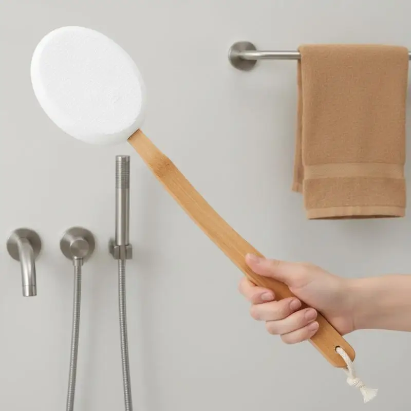 Multifunction Lotion Sunscreen Applicator Long Handle Back Cream Spreader Body Cleaner for Hard to Reach Areas Easy Self Apply
