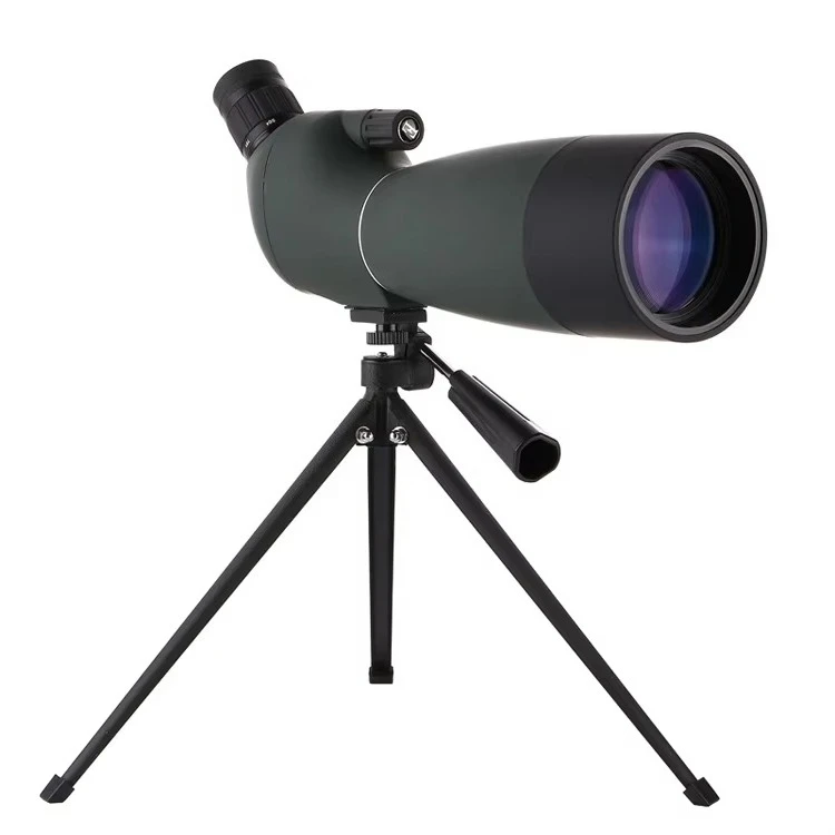 25-75X70 Zoom Spotting Scope Waterproof Long Range Target Shooting Monocular Telescope with Tripod Phone Clip for Birdwatch