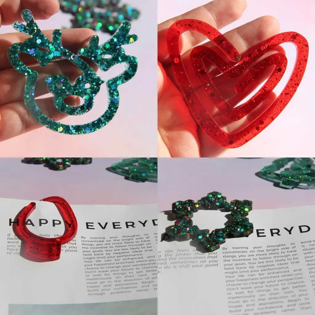 

X4YA Christmas DIY Resin Mold Flexible Silicone Maker Craft Gift Project