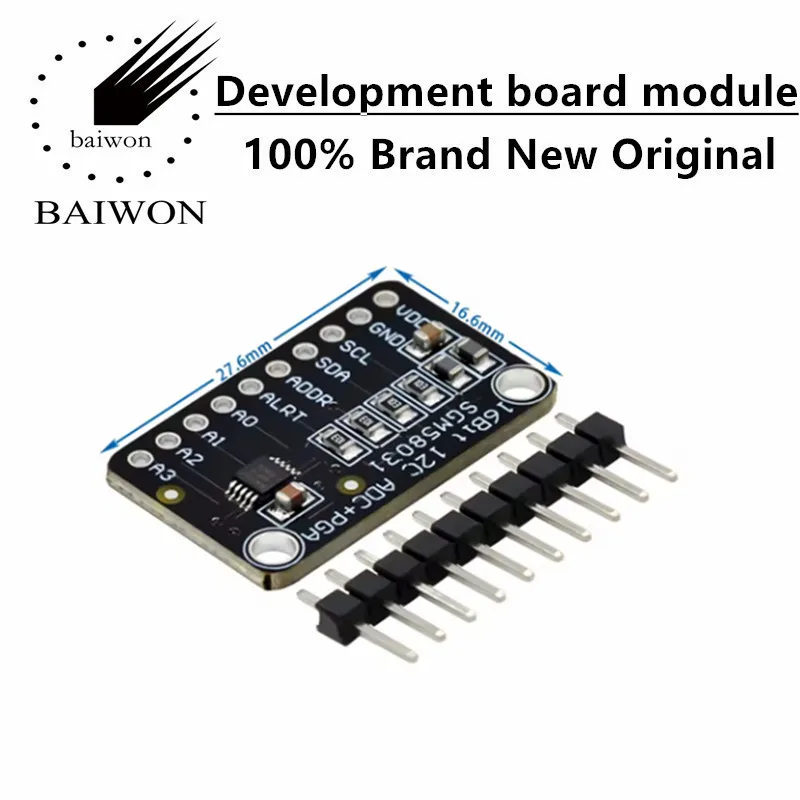SGM58031 development board module 16 bit high-precision 4-channel analog-to-digital ADC data acquisition converter