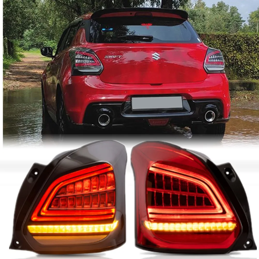 

2pc Car LED Tail Lights for Suzuki Swift Sport 2017-2020 With Rear Reverse Sequential Turn Signal Lights Assembly