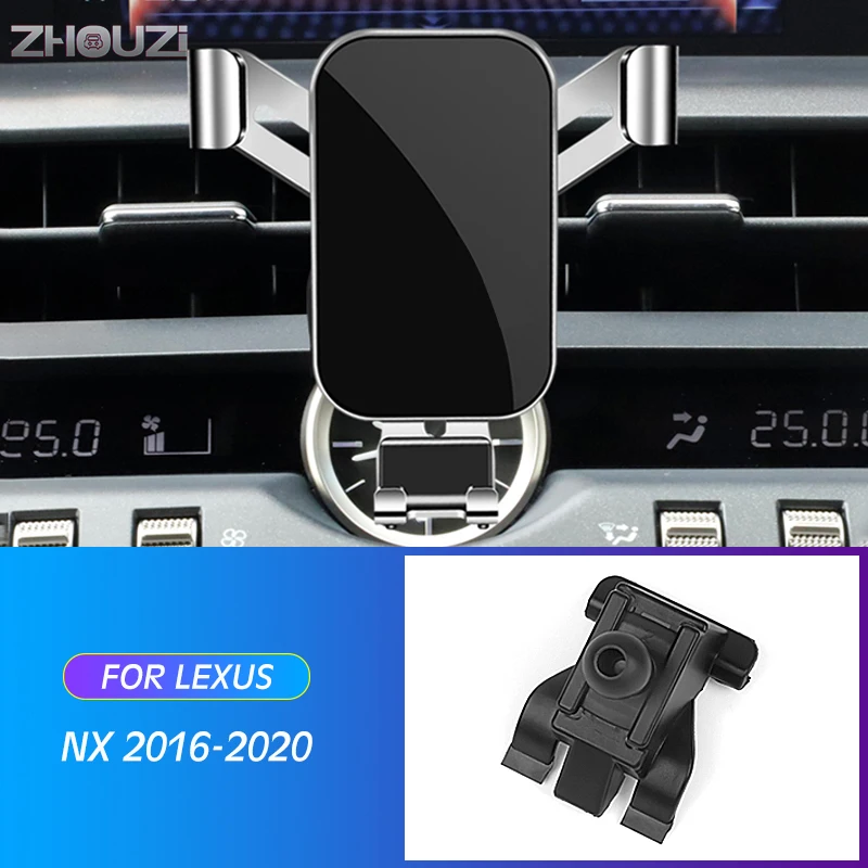 

Car Mobile Phone Holder For Lexus NX NX200 NX200T NX300 NX300H Special Mounts GPS Stand Gravity Navigation Bracket Accessories