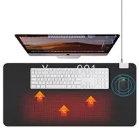 Multi Functional Heated and Warm Writing Mouse Pad, Wireless Charger Qi, Wireless Charging Station, Laptop Keyboard Pad