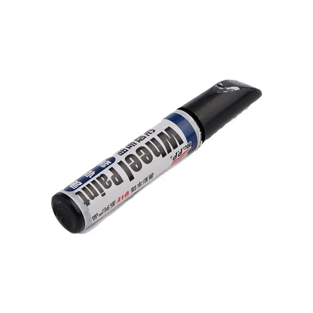 12ml Silver Black Alloy Wheel Up Pen Repair Paint Curbing With Hub Brush Wheel Scratch Paint Spray Maker Scratch B2X5