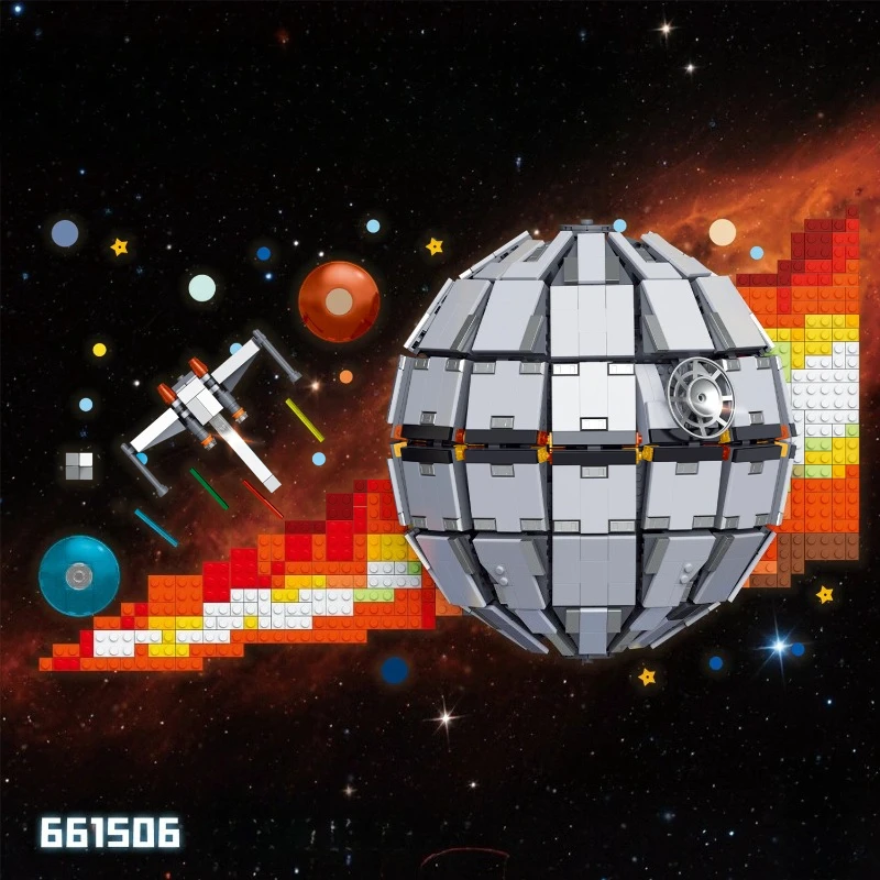 Forgotten Star Building Blocks Creative Hand-assembled Simulation Planet Toy Desktop Ornament Collection Model Birthday Gift #3