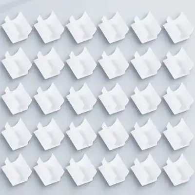 200Pcs Plastic Pen Holder Clip Adhesive for Whiteboard School Office Portable Pen Fixing Clamp Multipurpose Pencil Buckle