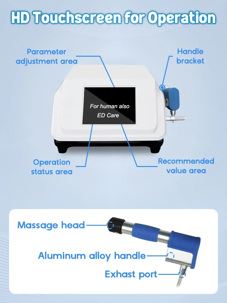 Air Pressure Shockwave Therapy De Fabrication Du Pain Knee Back Boneperiod Pain Relief Device Horse Equipment