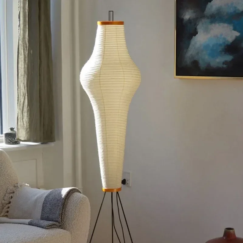 Akari Noguchi Yong Floor lamp Rice Paper Lantern Floor light for Living Room Sofa Bedroom LED Japanese Tripod Floor Lamp