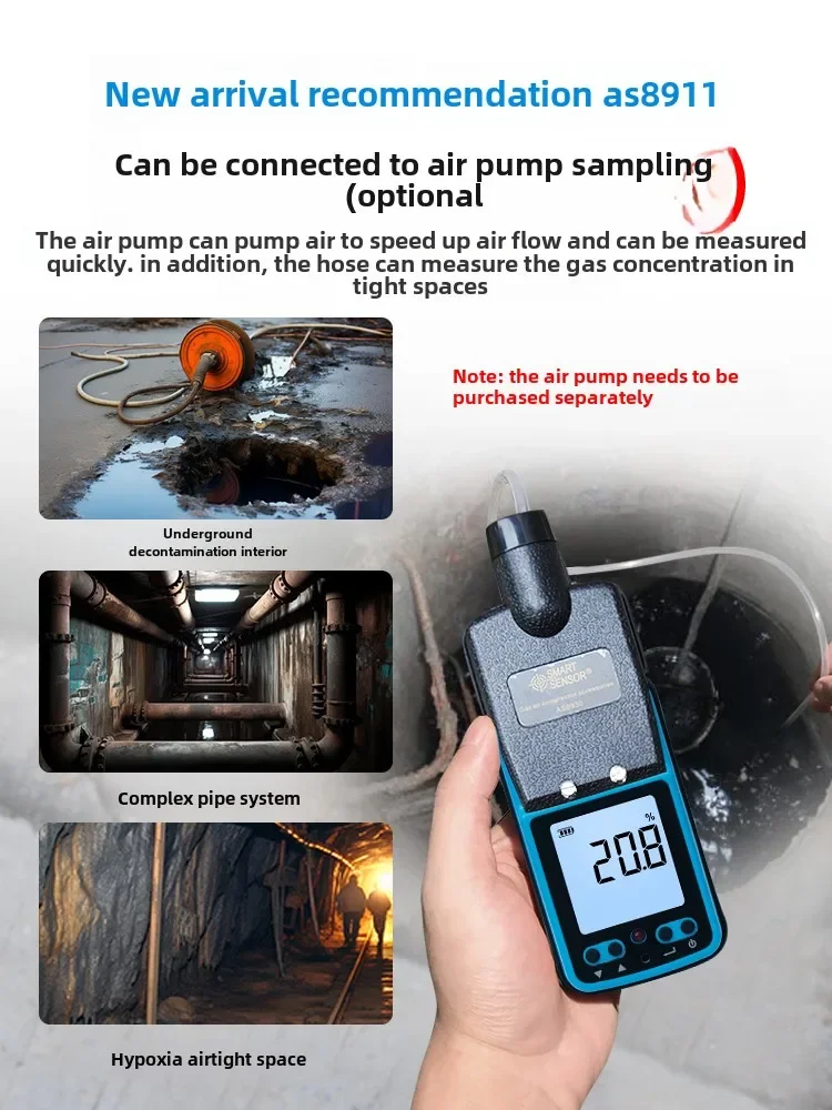 Miniature Oxygen Concentration Detector for Accurate Air Testing