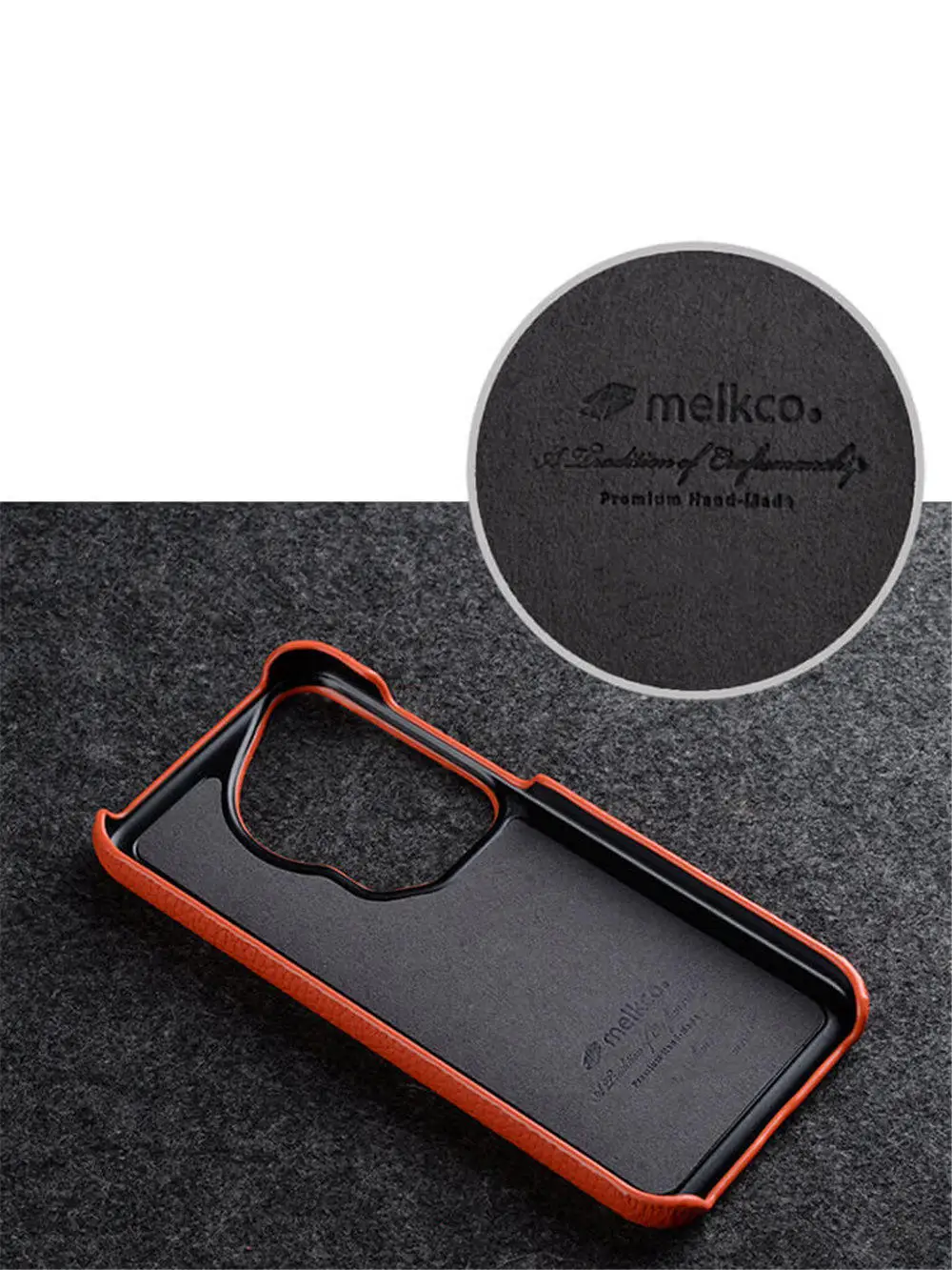 حافظة Melkco من جلد البقر الأصلي لهاتف Huawei Pura 70 Pro Ultra 70 غطاء حماية لعدسة الكاميرا