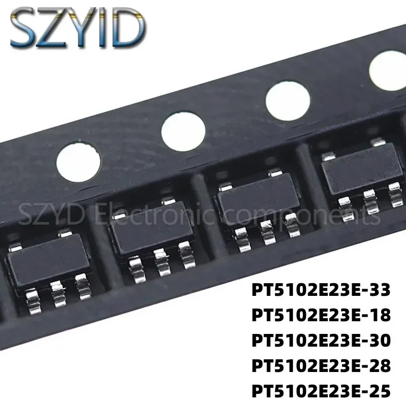 100PCS SOT23-5 PT5102E23E-33 PT5102E23E-18 PT5102E23E-30 PT5102E23E-28 PT5102E23E-25