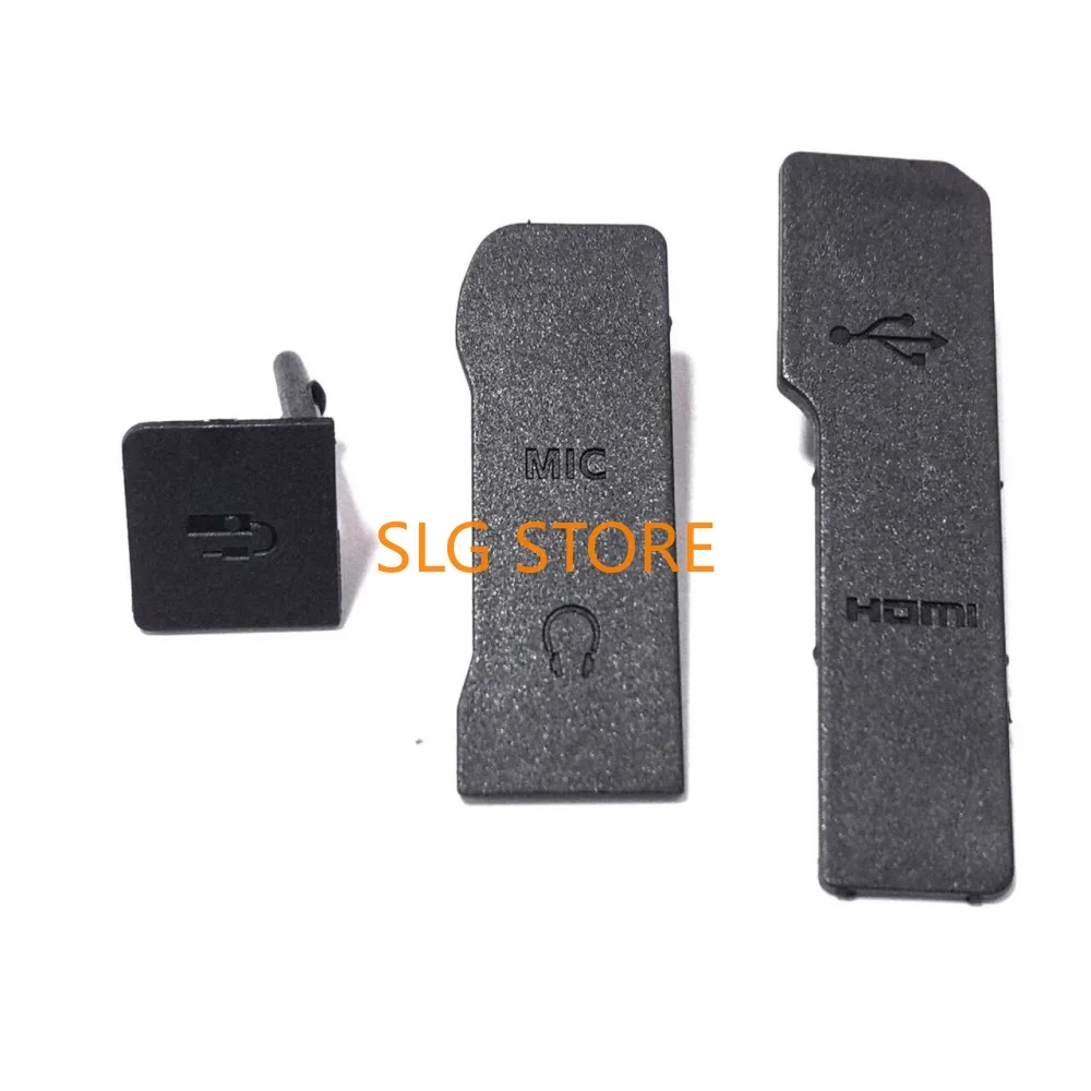 Baru Satu Set Tutup Antarmuka USB / AV OUT/ Penutup Karet Kompatibel dengan HDMI/MIC untuk Bagian Kamera Digital Canon EOS R6