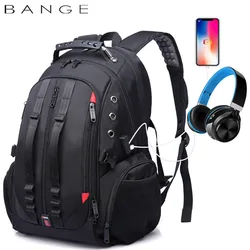 Male 45L Travel Backpack 15.6 Laptop Backpack Men USB Anti theft Backpacks for Teens Schoolbag Youth Mochila Women BackBag