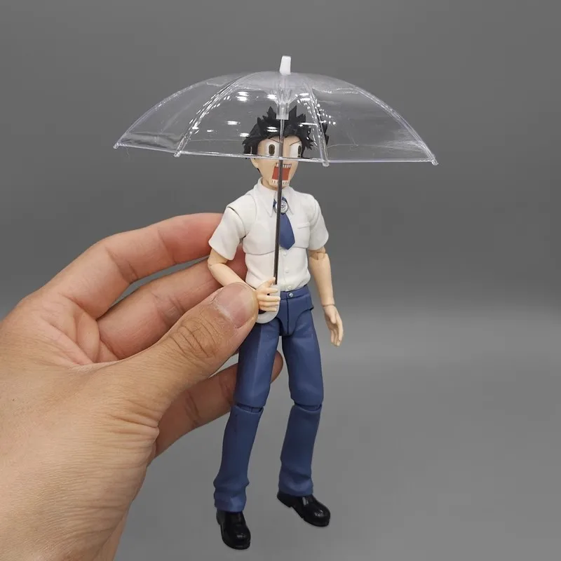 1/12 Soldier Scene Accessories Transparent Umbrella Model Toy For 6\'\' Action Figure Body In Stock