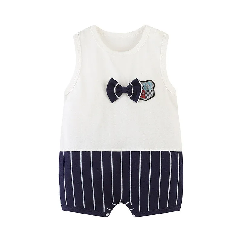 New Boys Girls Summer Sleeveless Romper Baby Clothes Bodysuit For Newborn Infant Jumpsuit Toddler Onesies 0 to 12 Months