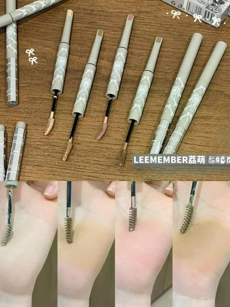 LEEMEMBER Grace Series Double Use Eyebrow Pencil Tint Anti Scratch Sweat Resistant Not Easy To Float Color Makeup