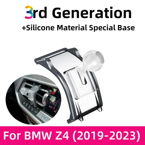 Special Car Phone Holder For BMW Z4 G29 2019-2023 Magnetic Wireless Charger 360° Rotation GPS Stand Interior Accessories