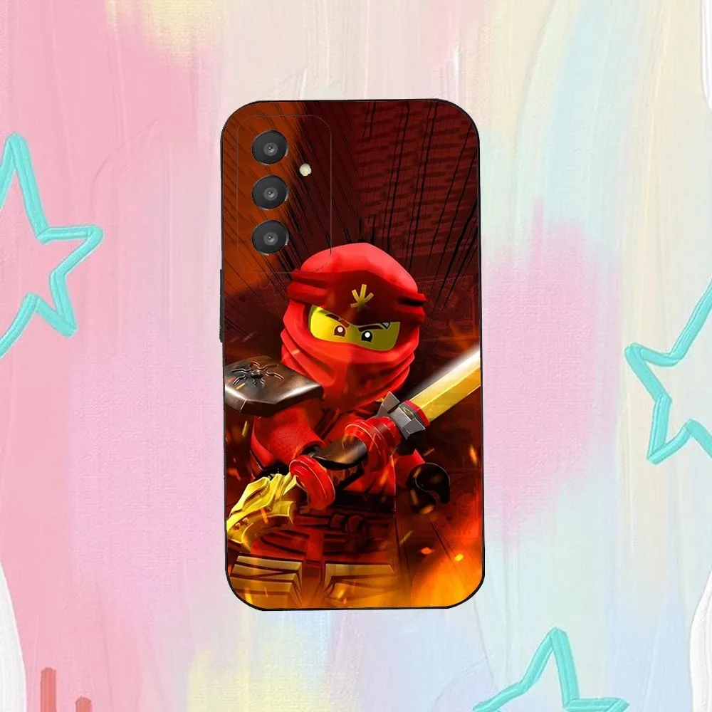 L-Lego N-Ninjago Phone Case For Samsung Galaxy A52 A12 A51 S21 Edge S22ULTRA S23 S20LITE Plus Ultra Black Cover