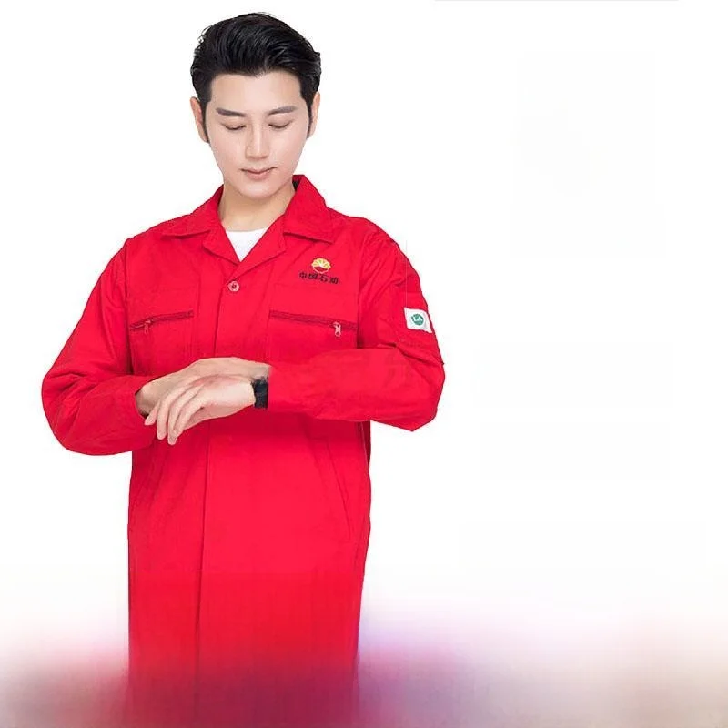 red-workwear-set-cotton-blend-for-men-welding-station-oil-field-protective-clothing-autumn-winter-spring-work-uniform