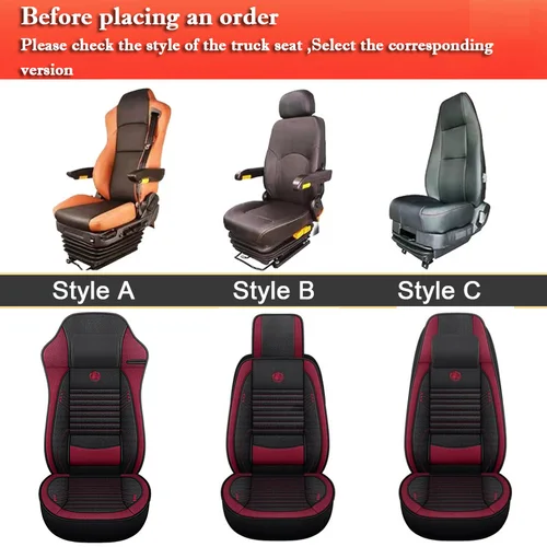 Imagen 2 del producto Funda de lino Universal para asiento de autobús, cojín para camión, furgoneta, SCANIA, Dongfeng, IVECO, ISUZU, Volvo, Benz, Renault Hino, ttra, Peterbilt