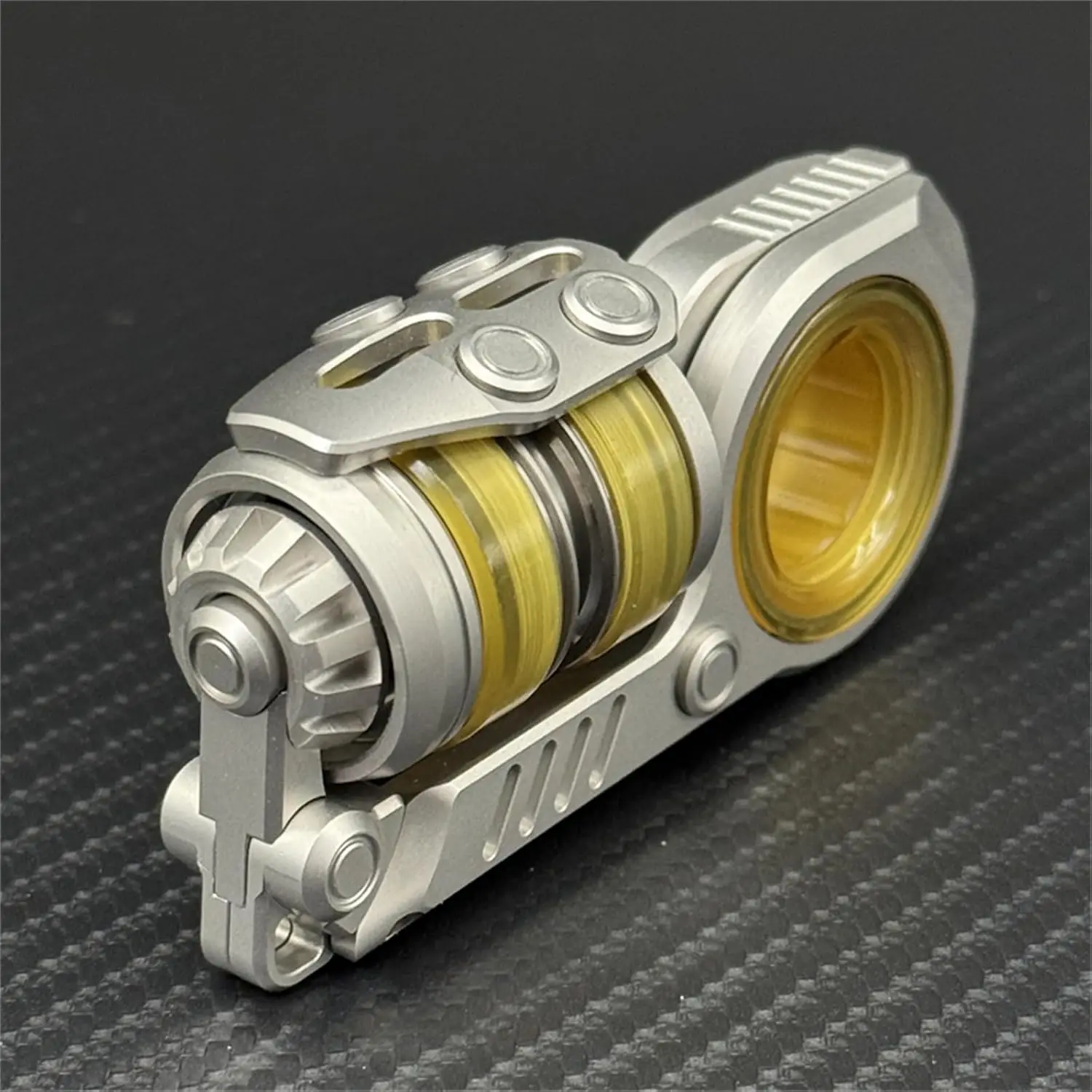 GobiggeR Sinian PEI Stemvork Fidget Slider Anti Stress Rvs Duwen Ei ADHD EDC Fidget Spinner Speelgoed