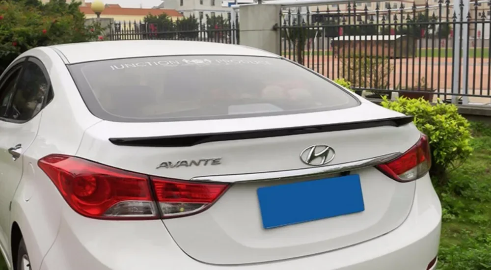 

RQXR ABS Rear Wing Rear Trunk Rear Spoiler for hyundai elantra, new design top quality unpainted