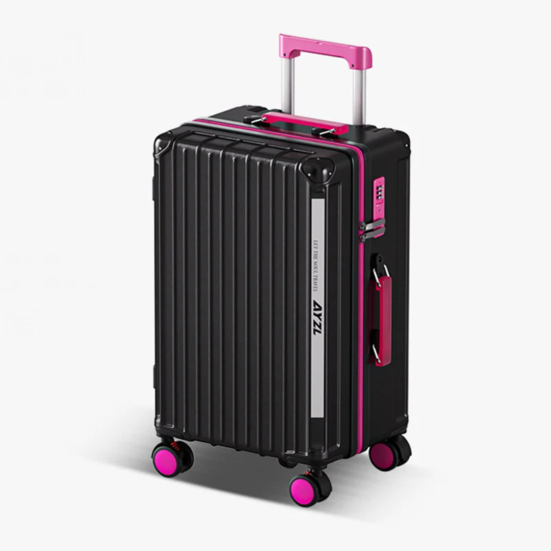 

Large Capacity Suitcase 20-32 inch Student Trolley Case Silent Multi-directional Wheels Five-Wheel Travel Cabin Luggage Unisex