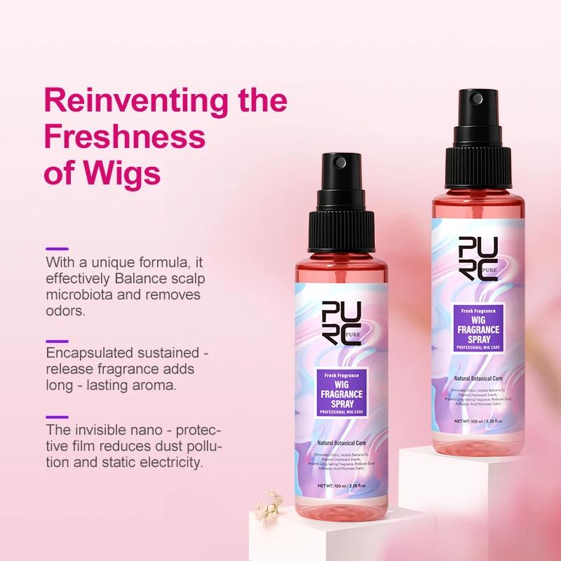 PURC PURC Wig Fragrance Spray Remove Odor Smoothing Shiny Wigs Hair Care 100ml