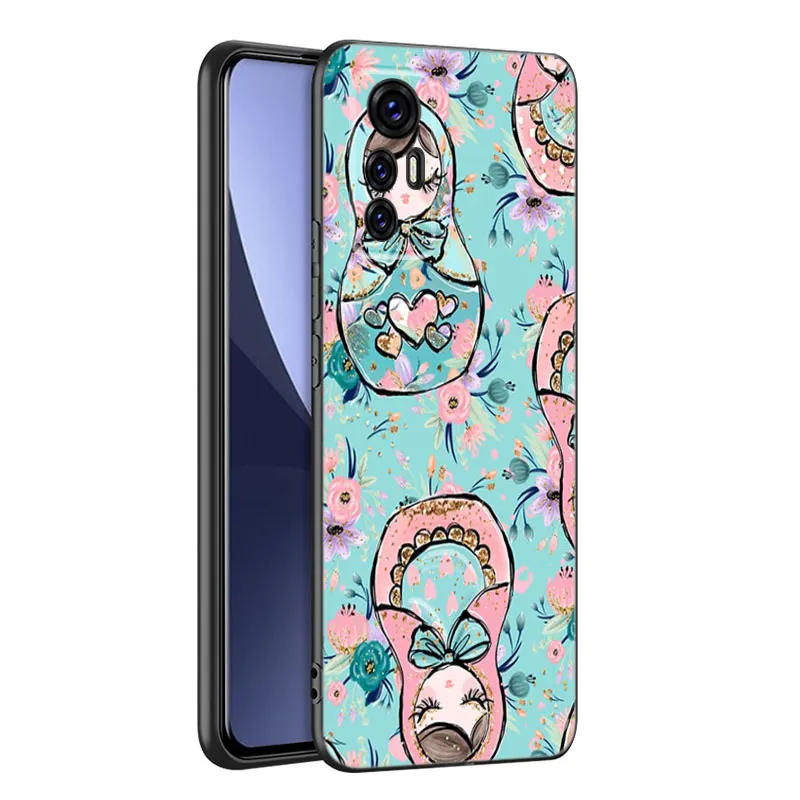 Russian Dolls Matryoshka Phone Case For Xiaomi 10 11 13 12 Lite NE 9T 10T 11T 12T 12S 13T 14 Pro 9 SE 10i 11i 12X Civi 2 3 4 5G