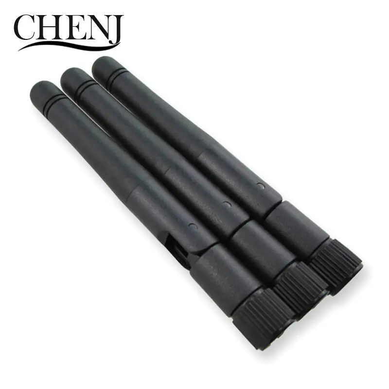 2Pcs Dual Band WIFI Antenna 10dBi 2.4G 5G 5.8G SMA Male Amplifier WLAN Router Singal Booster