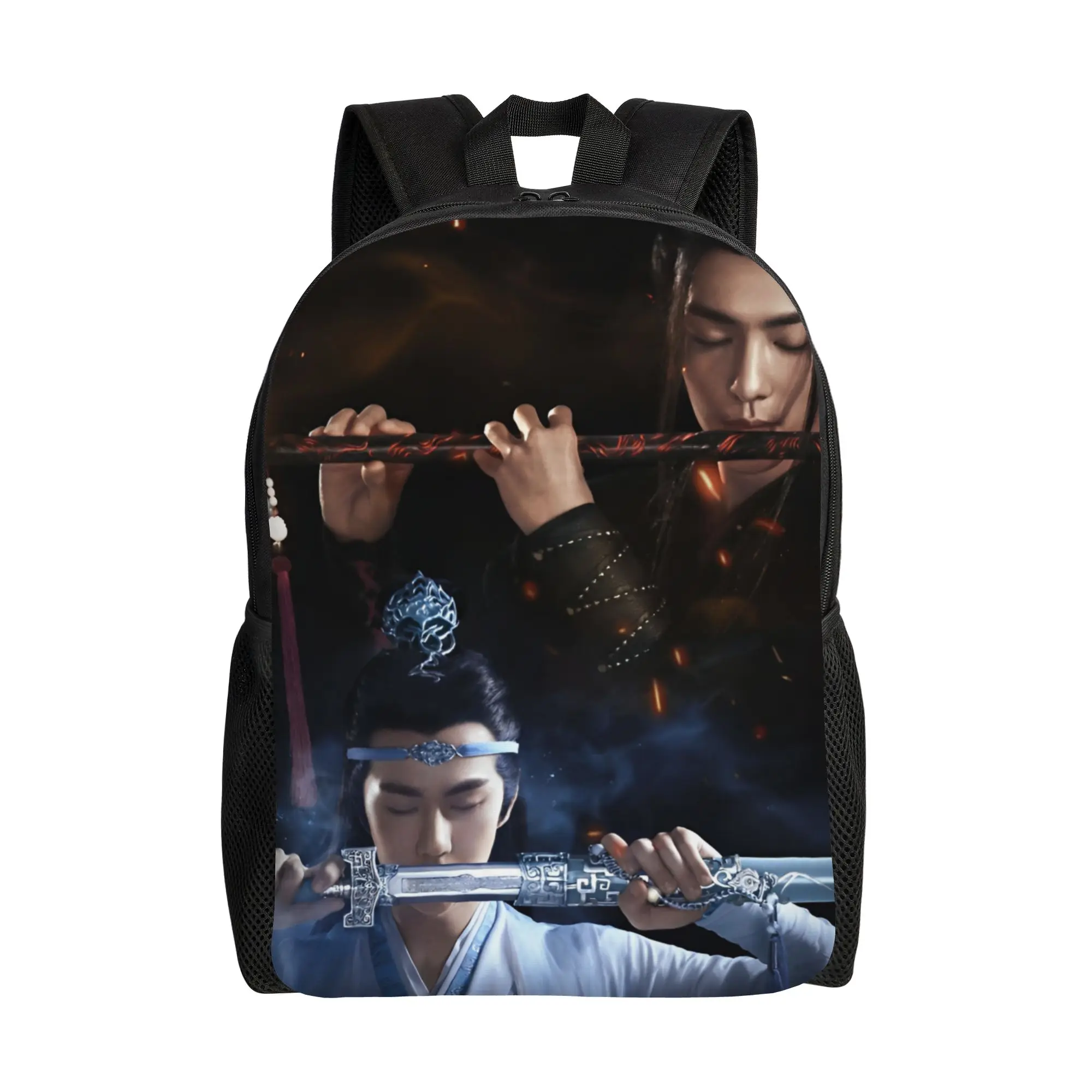 

Классический рюкзак WangXian The Untamed, прочный студенческий деловой рюкзак Lan Wangji Wei Wuxian для мужчин и женщин, сумка через плечо для ноутбука