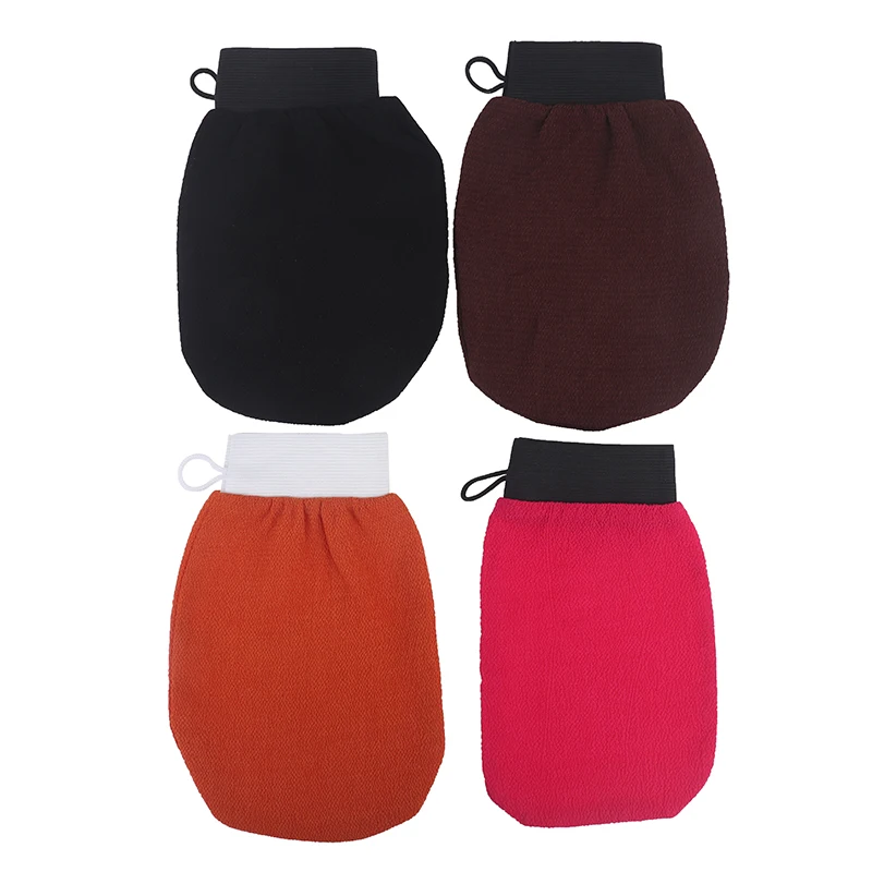 Double Sided Hammam Scrub Mitt Magic Peeling Glove Exfoliating Tan Removal Mitt