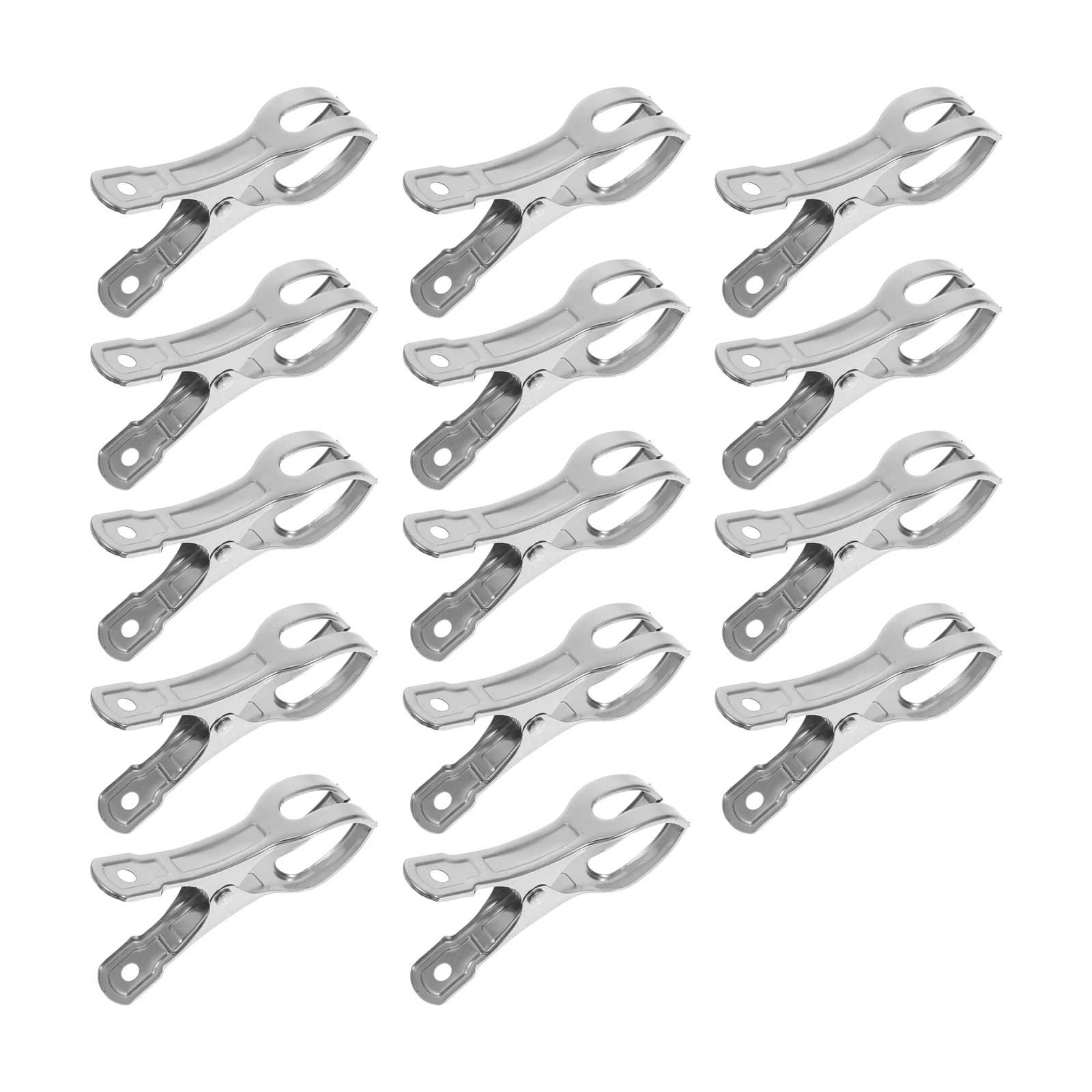 30Pcs Pool Cover Clamps Stainless Steel Winter Swimming Pool Cover Clip Windproof Multipurpose Clothes Towel Quilt Holder