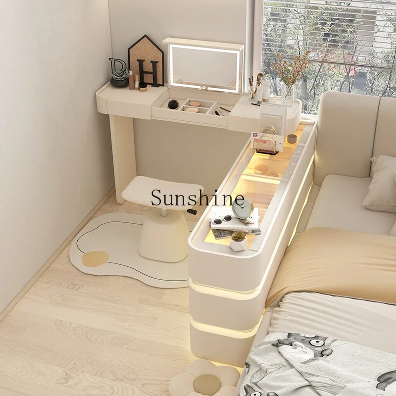 Small apartment corner dresser partition cabinet bedroom single makeup table