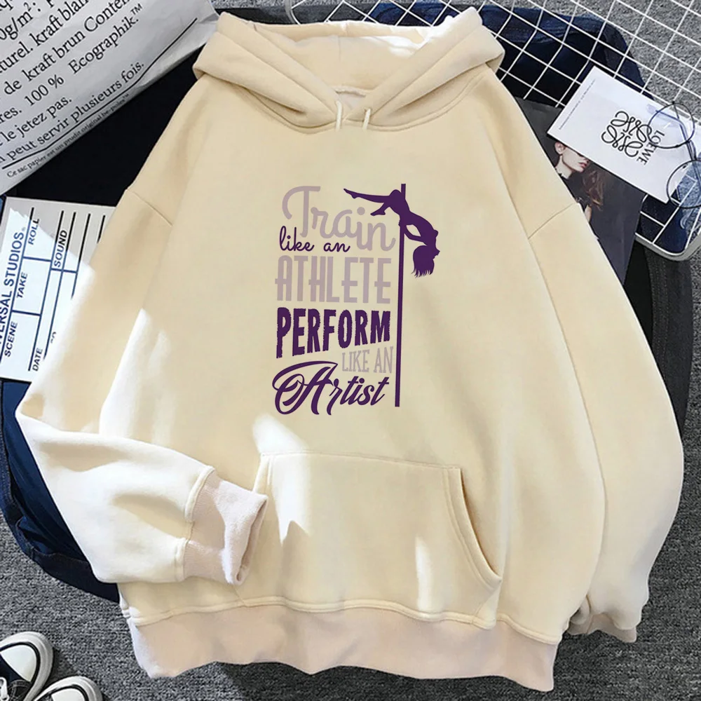 

Poledance hoodies women aesthetic sweat y2k graphic vintage sweatshirts Hooded Shirt women long sleeve top tracksuit