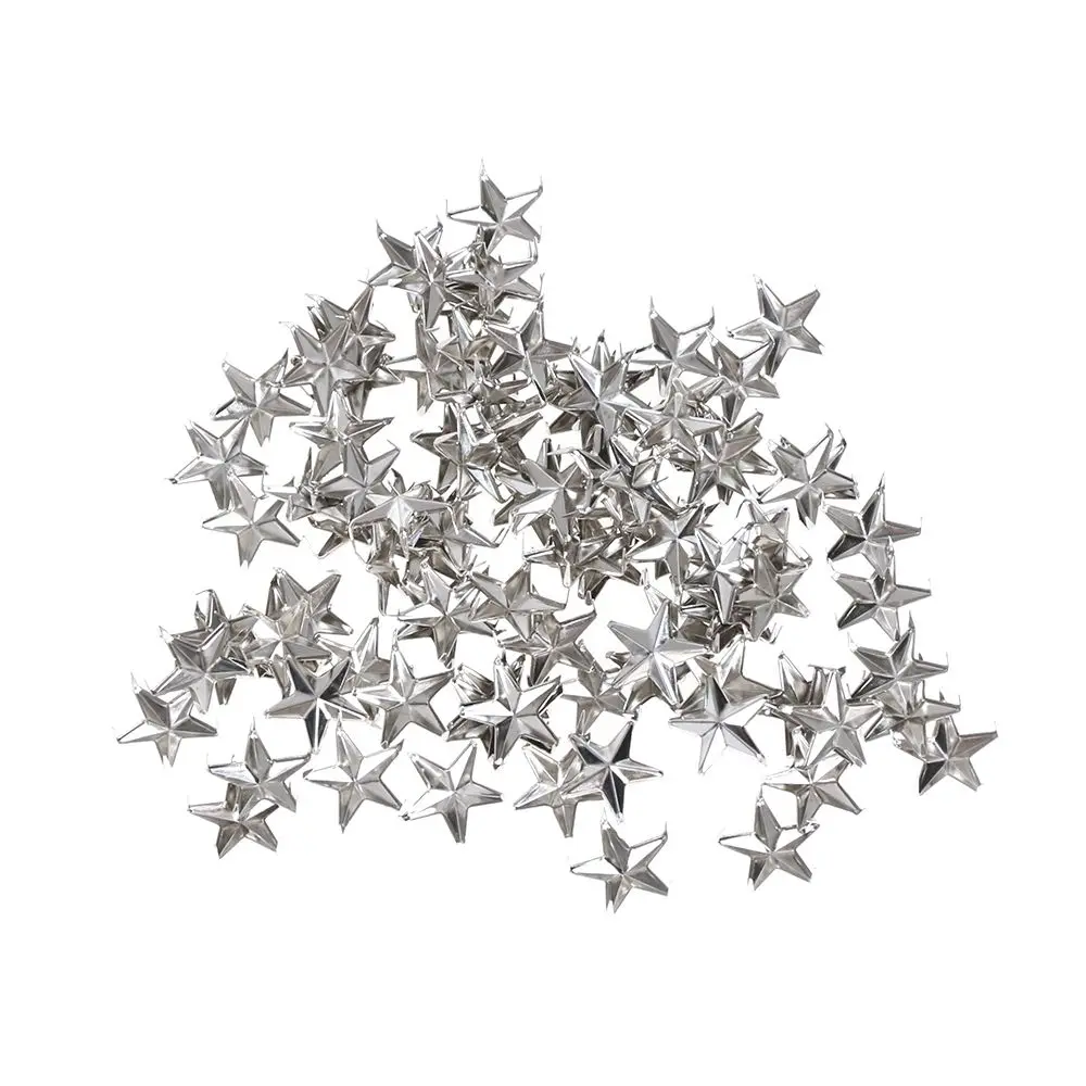 15mm Garment Rock Punk Sewing Decoration Clothing Accessories Spots Nailhead Star Rivets Leather Craft Studs Spikes