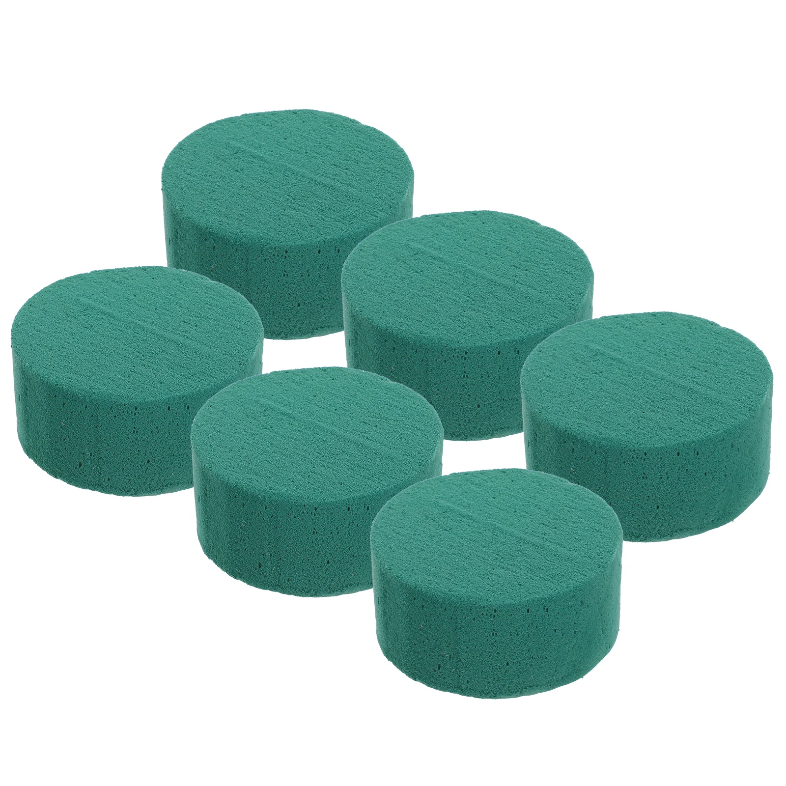 

6 pcs Cylindrical Flower Arrangement Mud Durable Water Absorbent Lightweight Terracotta Stand DIY Plant Pot Bowl