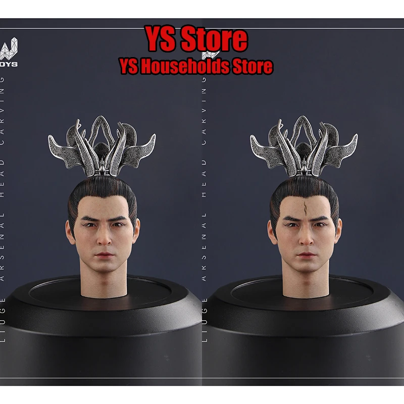 

W TOYS 1/6 Erlang God Man Soldier Delicate Head Sculpt En-Chun Chiao Action Figure Accessory For 12inch Body Diy Decoration