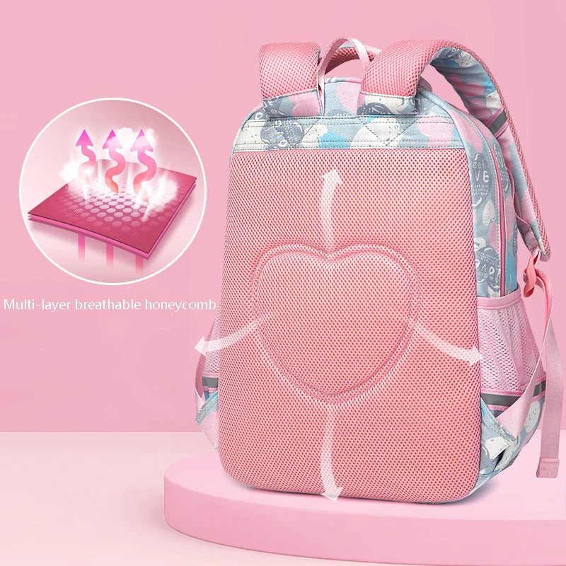 School Backpacks For Girls Waterproof Backpacks SchoolBags Grades 1-6 Children Student Knapsack Mochila Escolar