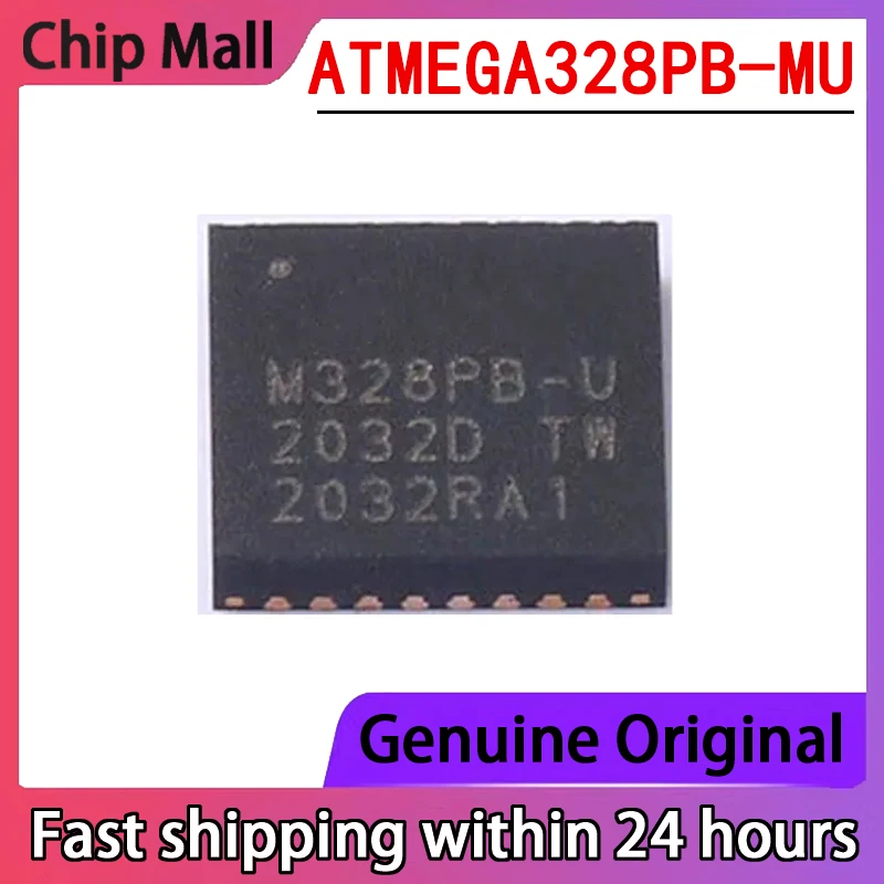 الأصلي MCU متحكم ، حقيقية SMT ، ATMEGA328PB-MU ، M328PB-U ، QFN-32 ، 1 قطعة