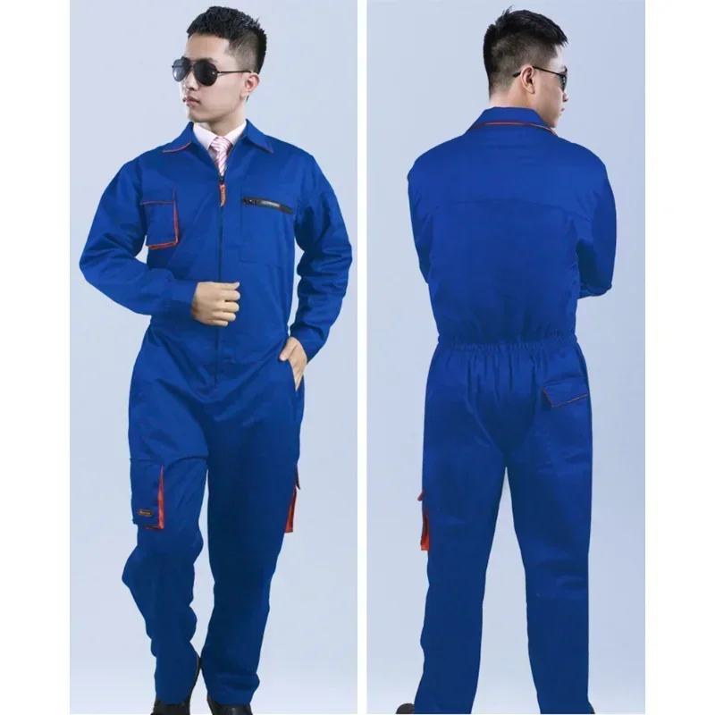 

Working Overall Sailors Uniforms Coveralls Welding Suit Car Repair Workshop Mechanic Plus Size Worker Clothes Work custom