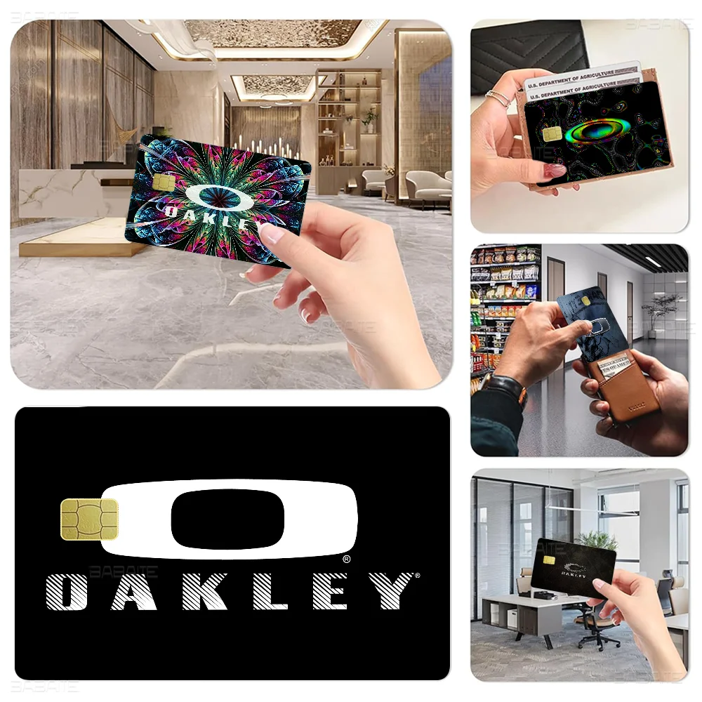 

O_Oakleys Anime Spend or Save Funny Shell On Off Ultra Thin No Fade Sticker Skin Cover Film for Debit Credit Card