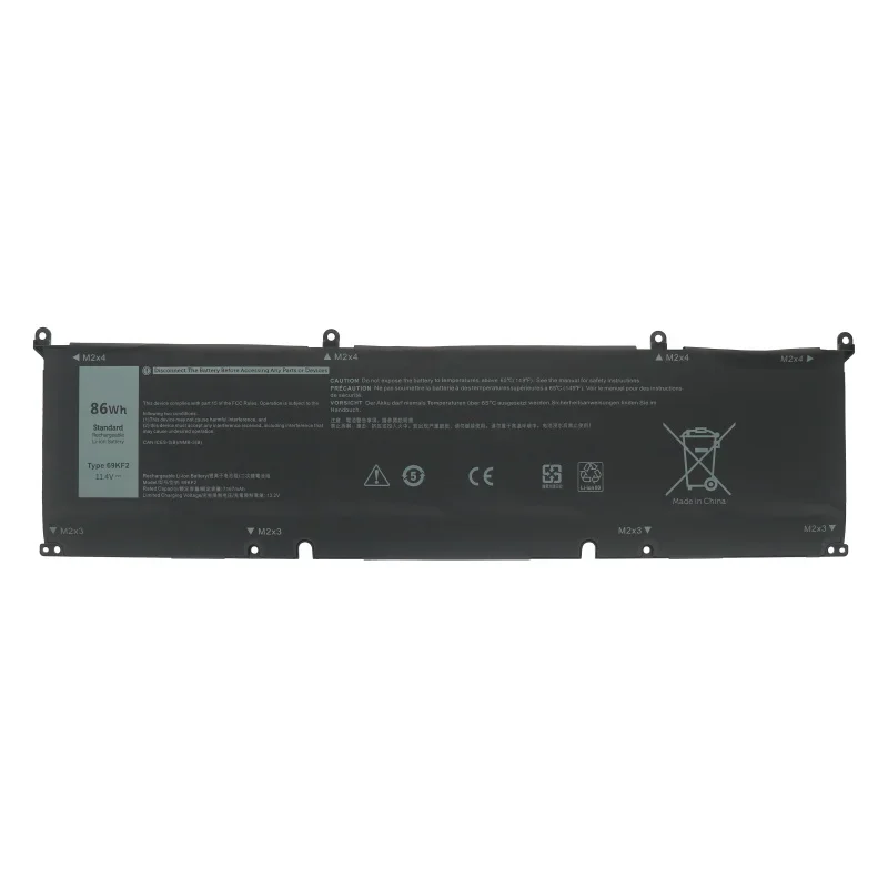 

69KF2 Laptop battery For DELL XPS 15 9500 9510 9520 9530 Precision 5550 5560 G15 5510 5511 5520 5515 5521 G7 7500 P91F P87F